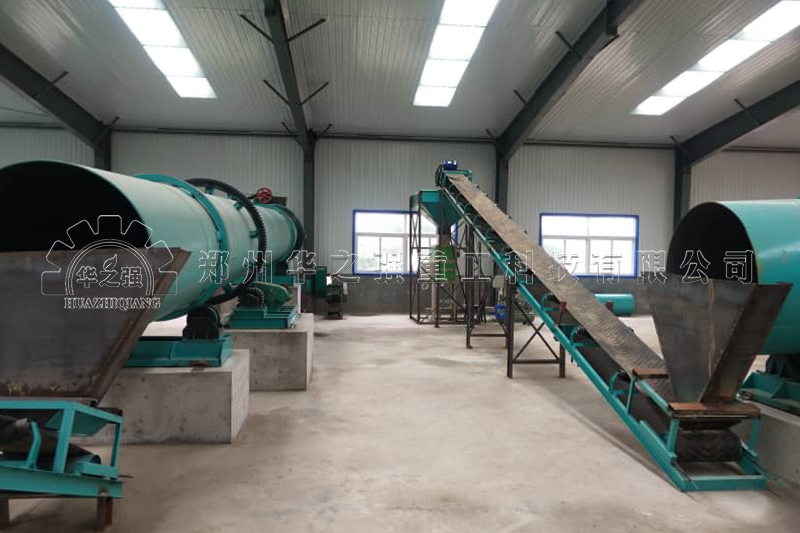 遼寧圓盤有機肥設備生產(chǎn)線安裝現(xiàn)場