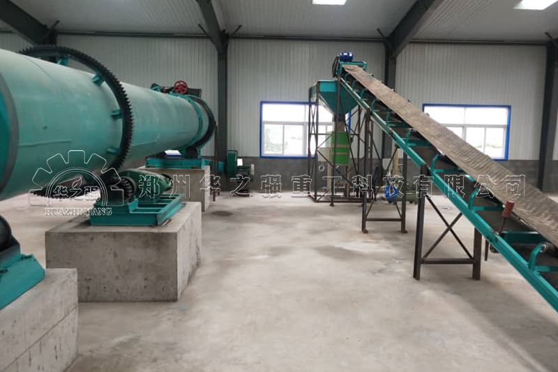 遼寧圓盤有機肥設備生產(chǎn)線安裝現(xiàn)場